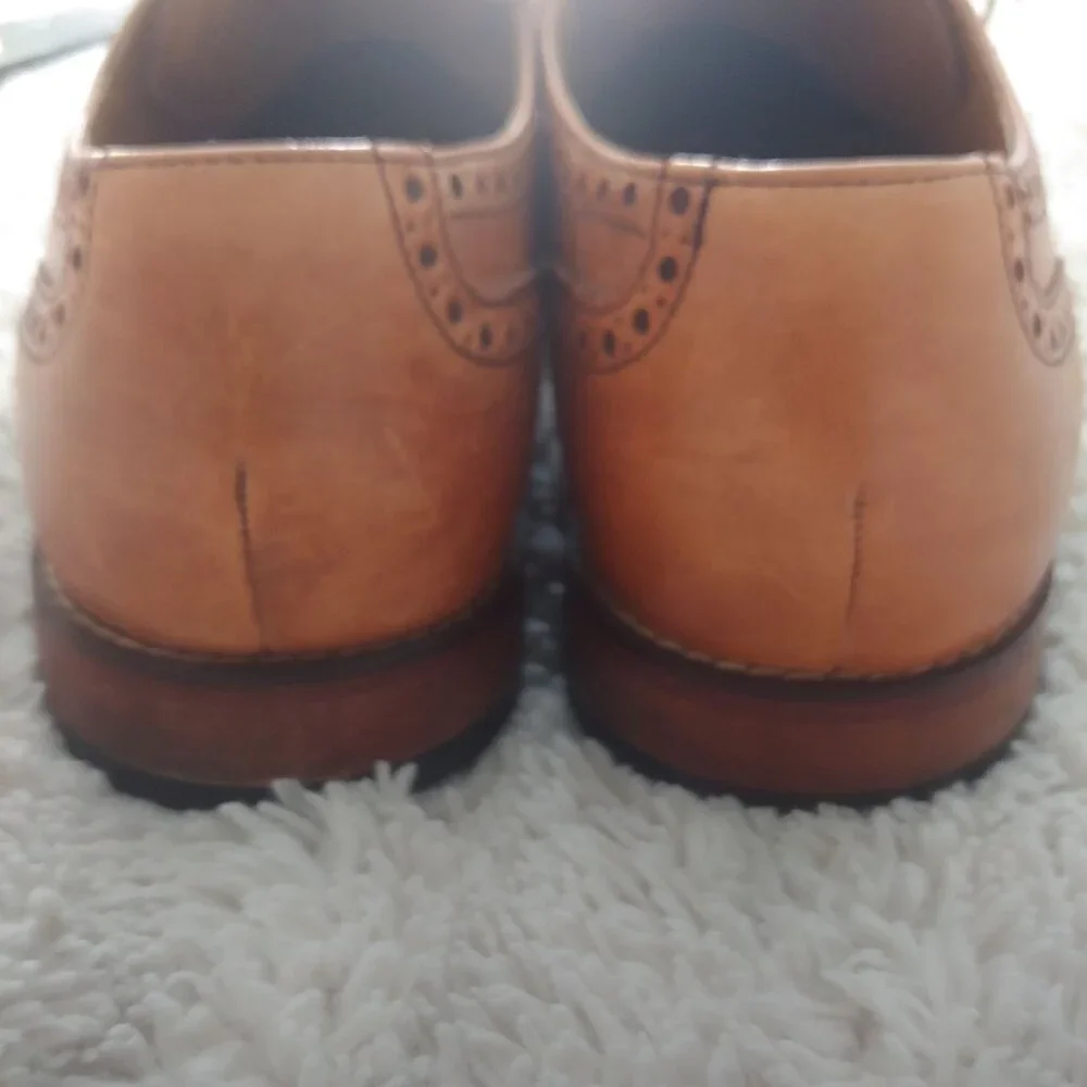 Cole Haan Giraldo Air Mens 11 M Wingtip Oxfords Dress Shoes Leather C09303 Brown